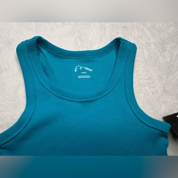 ART CLASS Tank Mini Dress Girls Sizes Turquoise Mood Mid Length - Picture 6 of 11